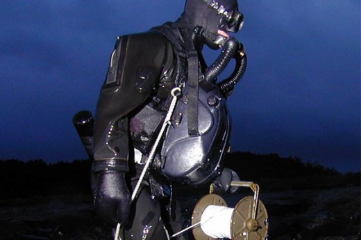 A military rebreather system.