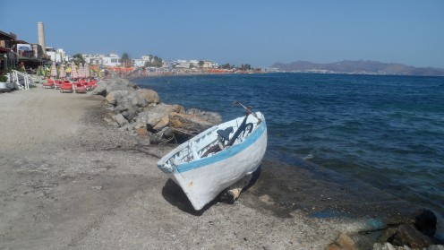 Kos is in the Aegean sea - nearer to Turkey than mainland Greece 