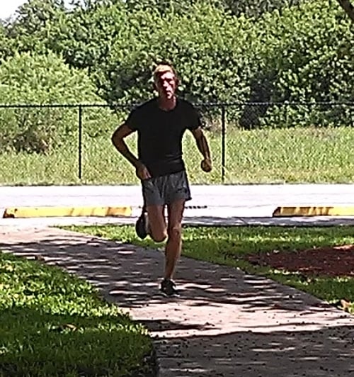 Cardiovascular endurance is a fitness component often developed by distance running.