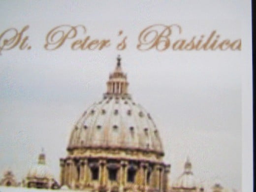 A photo from the website of St. Peter's Basilica & Papal Tombs.