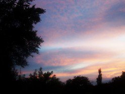 Glorious sunstrokes bathe the landscape...