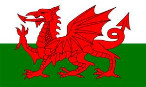 Welsh flag.