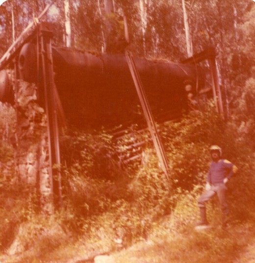 Mining equipment near Red Jacket
