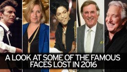 Twenty Beloved Celebrities That Died in 2016