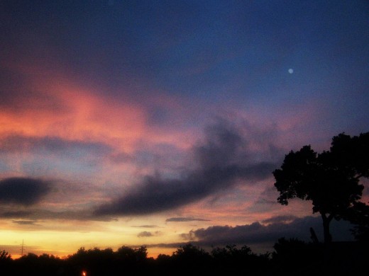 Music, like a beautiful sunset...