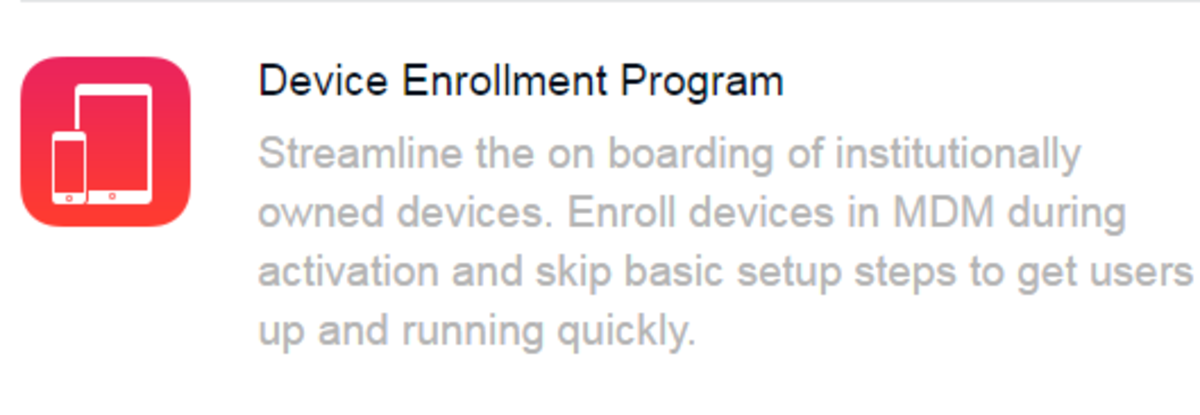 Device Enrollment Program