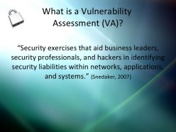 INFORMATION TECHNOLOGY (IT) SECURITY AND VULNERABILITIES