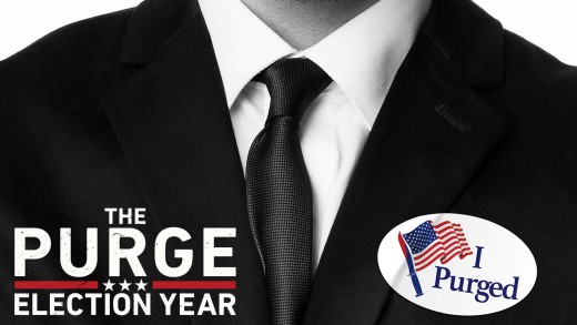 A film poster for The Purge: Election Year