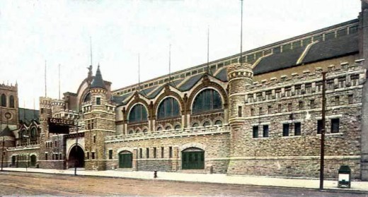 Chicago Coliseum was the site of six national political conventions, sporting events, concerts, and trade shows