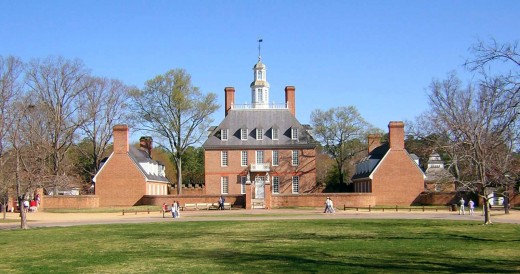 The Governor's Palace in Williamsburg