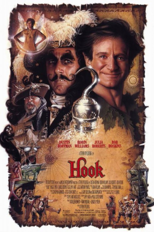 1991's Hook introduced us to a all grown up Peter Pan played by comic genius of Robin Williams.