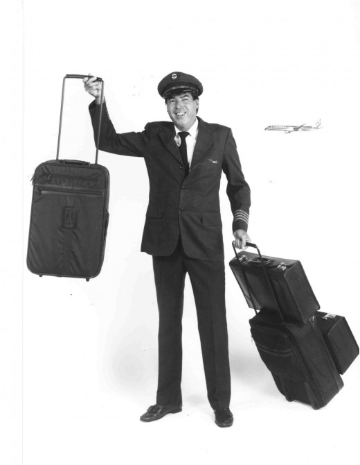 Bob Plath and the original wheeled suitcase