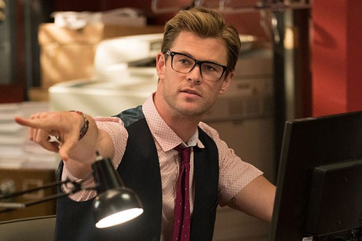 Chris Hemsworth playing the receptionist Kevin. Easily steals the film for me.