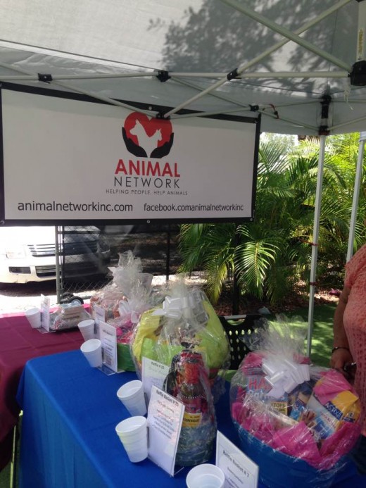 Animal Network, Inc. and gift baskets to be raffled at "Yappy Hour"