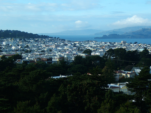 View from de Young Museum Tower, San Francisco
