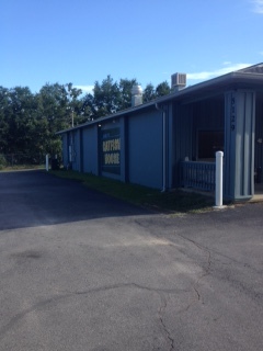 The entrance to David's