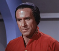 Ricardo MontalbÃ¡n as Khan (wikipedia)