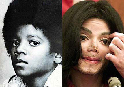 Born a beautiful, adorable kid... turned himself into someone that looks like they're from the Planet of the Apes