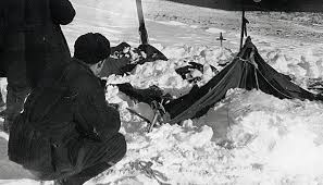 Their tent as it was discovered