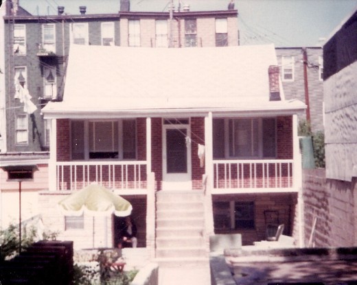 A house on 27th  Street in Brooklyn, NY, circa 1979.