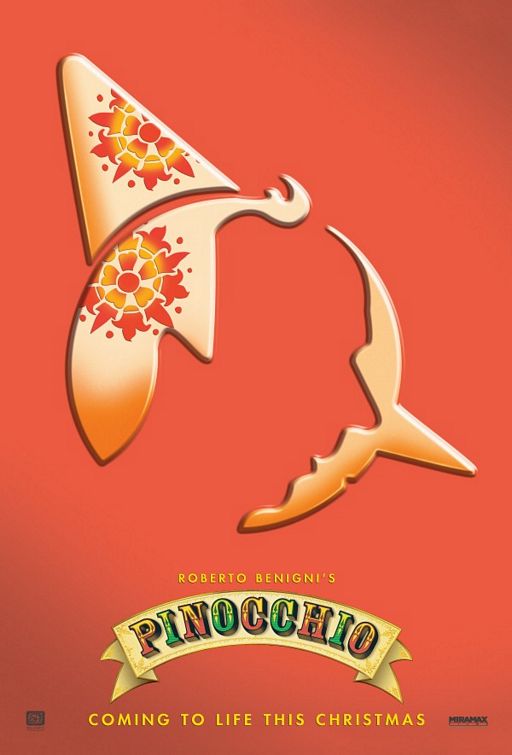 Theatrical Poster for Pinocchio. Property of Miramax. 