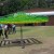 Lemon Tree by Irene Hoppenberg from Germany. Materials used hill hoist clothesline, 1300 real lemons, 1300 green plastic nets. Lemon Tree by Irene Hoppenberg from Germany. Materials used hill hoist clothesline, 1300 real lemons, 1300 green plastic nets.