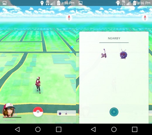 Nearby Pokemon no longer have footsteps to indicate where they are.