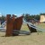 Reef by Jacek Wankowski. Materials used are galvanised steel and corten steel. Reef by Jacek Wankowski. Materials used are galvanised steel and corten steel.