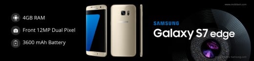 Samsung Galaxy S7 Edge with a Dual Pixel camera 