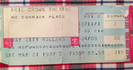 The Arie Crown Theatre Ticket Stub - May 21, 1977