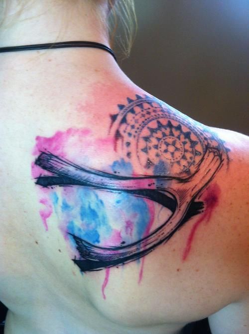 Watercolor tattoo