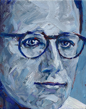 Portrait of David Leavitt.