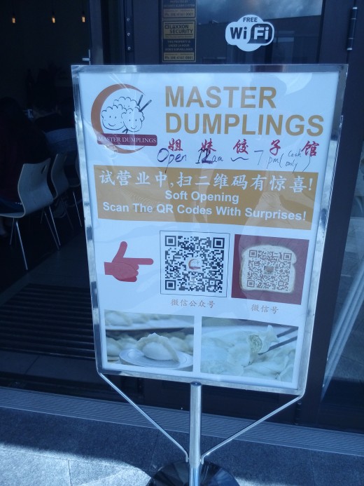 The QR code led to a prompt to download WeChat. I guess that counts as a surprise?