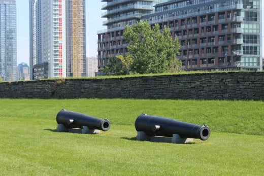 Canons at Fort York