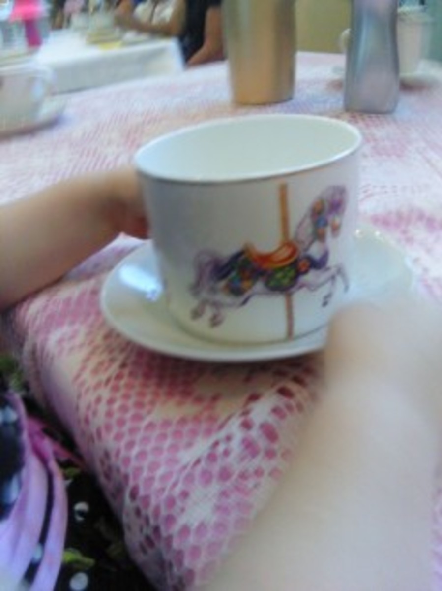 Lily's Sweet Tea Cup at Mad Hatter's Tea Party