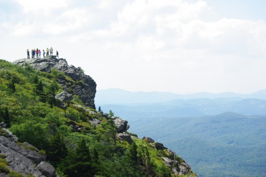 Many peaks of Appalachian Mountains can be reached easily.