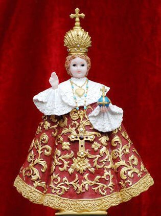 Infant Jesus of Prague in Urgent Need for Novenas (Jesus never looked like this)