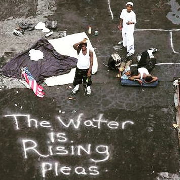 One of many heartbreaking images of Black Americans left stranded by their own government.