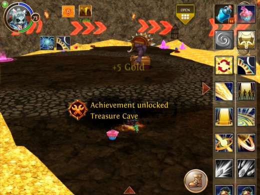 Achievement unlocked Treasure Cave