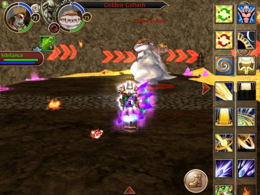 Golden Goliath boss in TCN