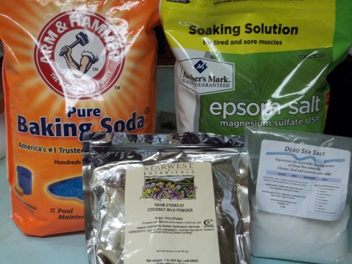 4 Common household products with set you on your way to creating the Best Home Bath and Spa treatments available.