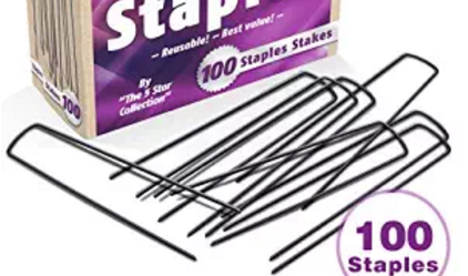 Garden staples also called as sod staples, and landscape staples are used to fasten wires, tubes, fabrics and others.