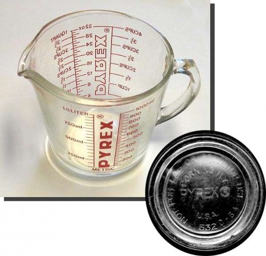 To measure liquid ingredients, put the measuring cup in a clean, flat space and pour the ingredients. Check measurement in eye level.