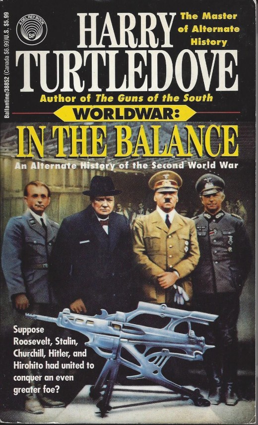 The book cover for "World War: In the Balance" by Turtledove