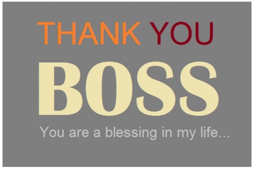 Thank-You Notes and Appreciation Messages to a Boss or ...