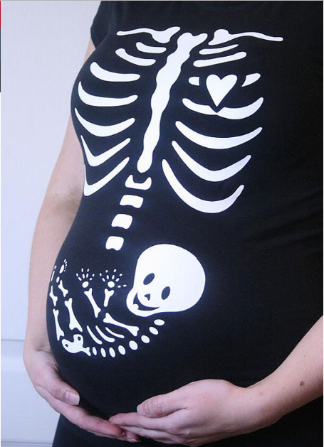 Look at that cute baby skeleton!