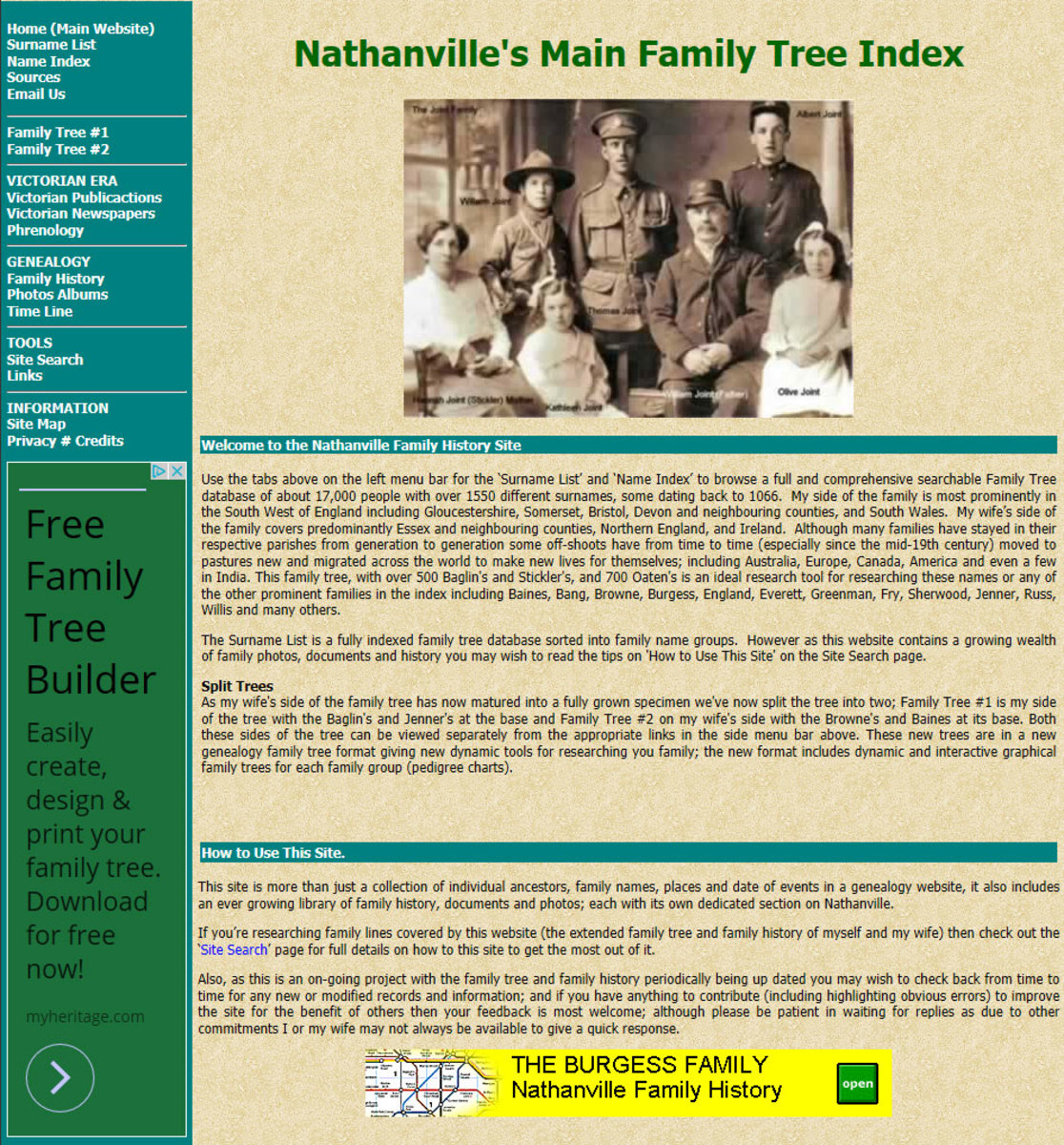 Free Software For Family Tree Chart