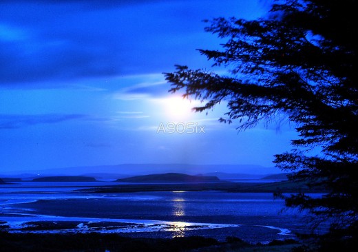 Sea of Tranquility - Moonlight in Mulranny by A90Six