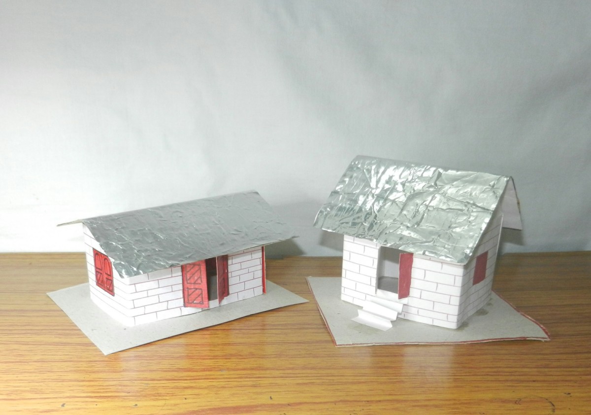 How To Make A 3d Paper House An Easy Craft For Kids Feltmagnet