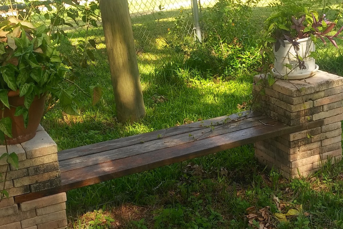 Make a DIY Stone and Wood Bench Quickly and Easily Dengarden